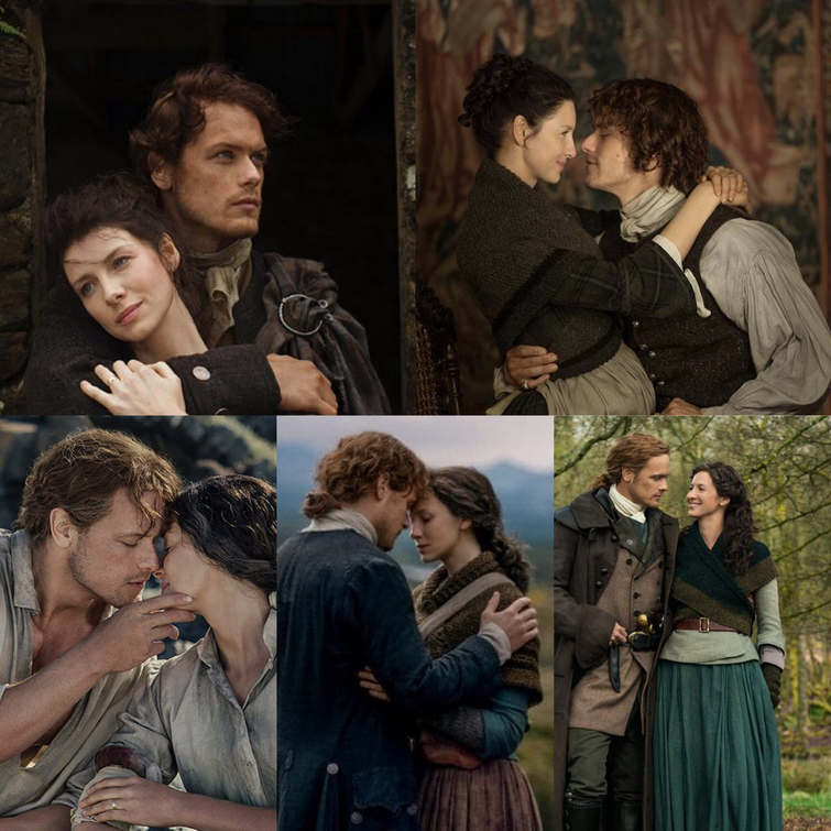 Romance evolution Jamie and claire seasons 15 Fandom