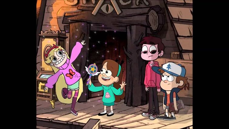 What if Gravity falls and Star vs Forces of Evil had crossover?