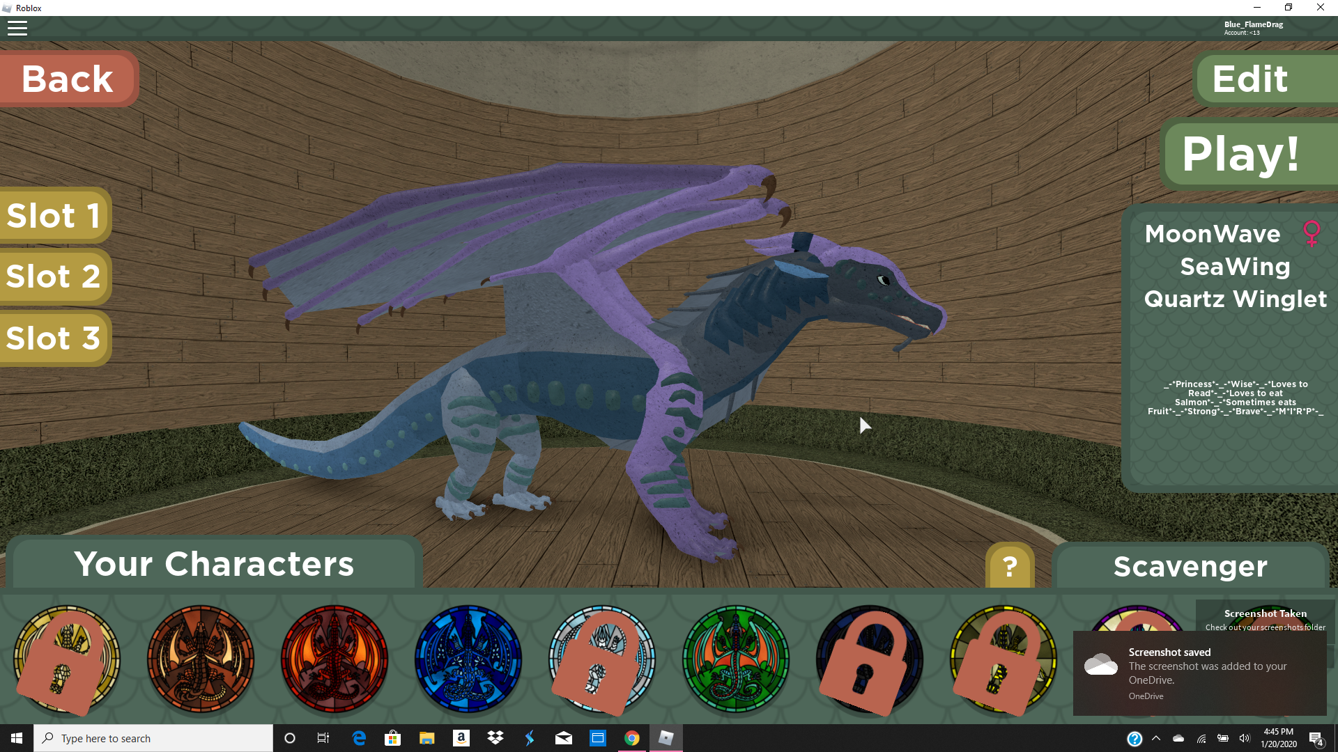 My Wof Ocs On Wings Of Fire Game On Roblox Fandom - roblox princess games