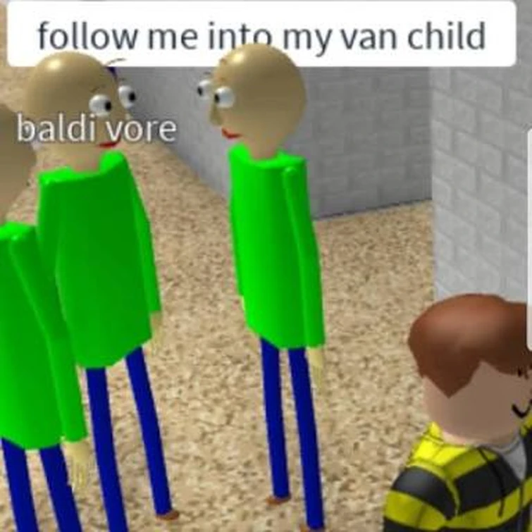 some cursed roblox baldi images | Fandom