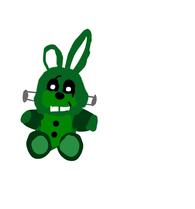 Plushie I made of Springtraped Springtrap (from the stop motion YouTube ...