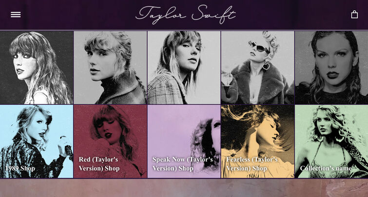 Glitch on Taylor's website?