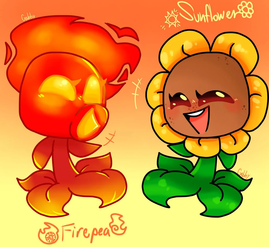 Sunflower and Fire peashooter Fandom