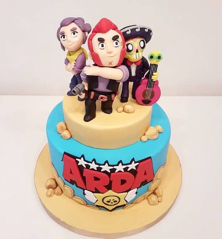 Happy Birthday Fandom - torta brawl stars leon