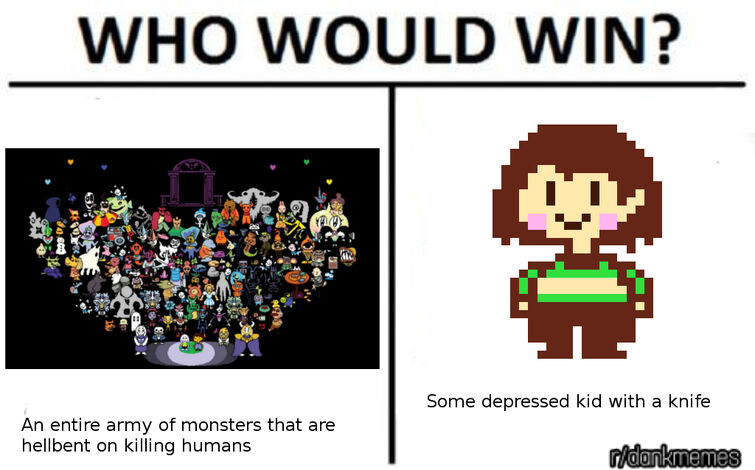 Who would win in a fight? : r/Undertale