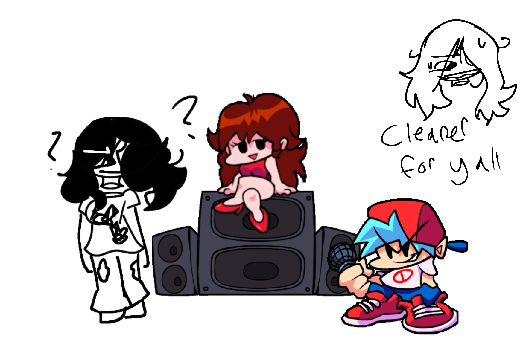 "Wait wtf you aren't her who are you two" Fandom