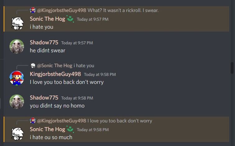 So I made my Discord bot a command that sends disguised rickrolls