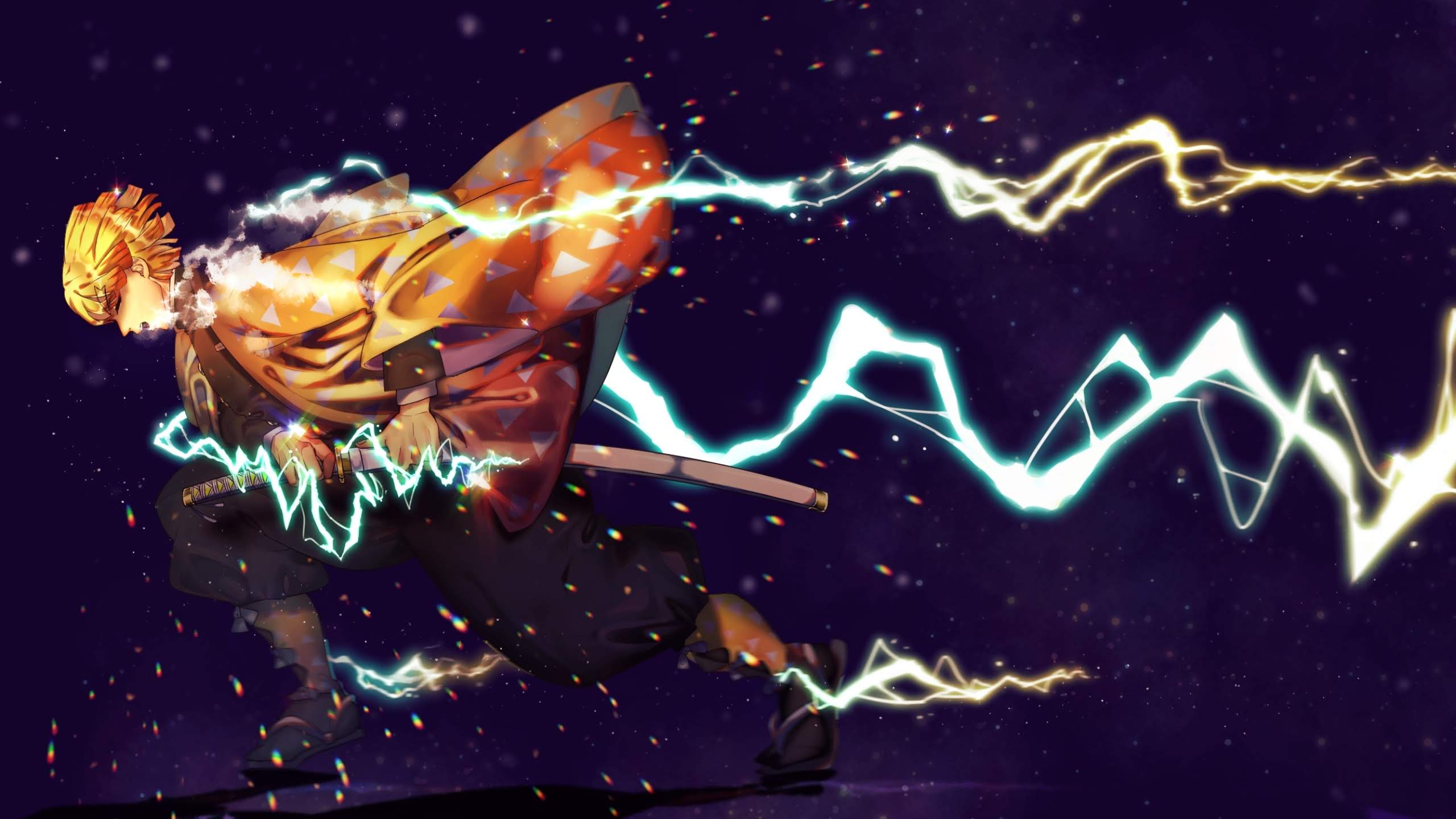 Zenitsu Wallpaper Moon