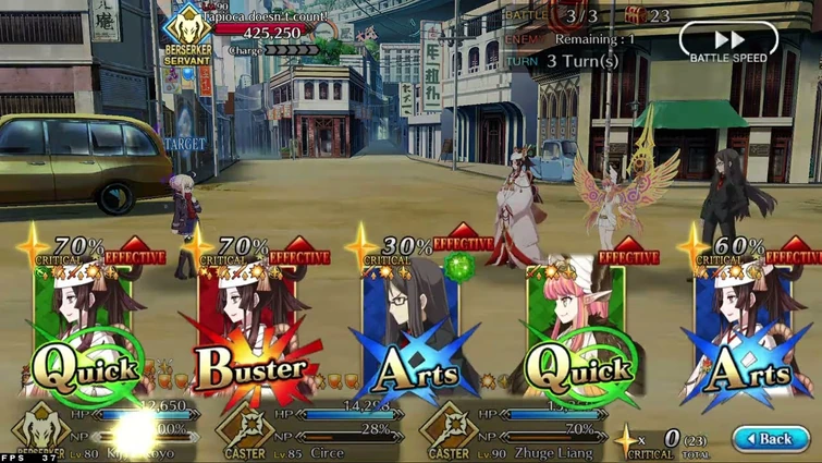 [FGO] Fate/Requiem Collab - 3T - Final Free Quest Lv. 90