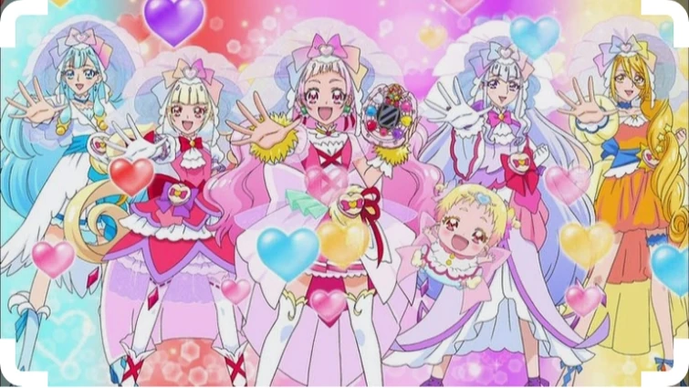 Hugtto Precure Hugtan Together In Cheerful Style Are Very Beautiful Fandom