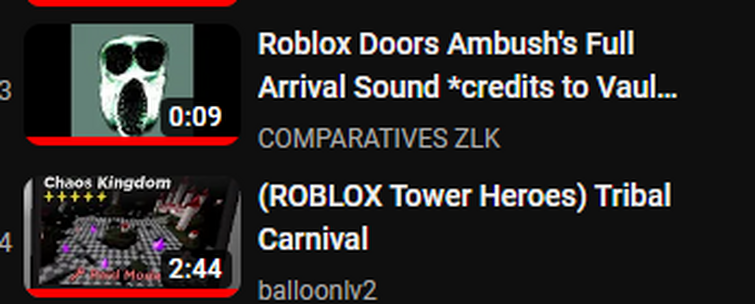 The soundtracks of Doors are cool ik but does ambush arrival count 