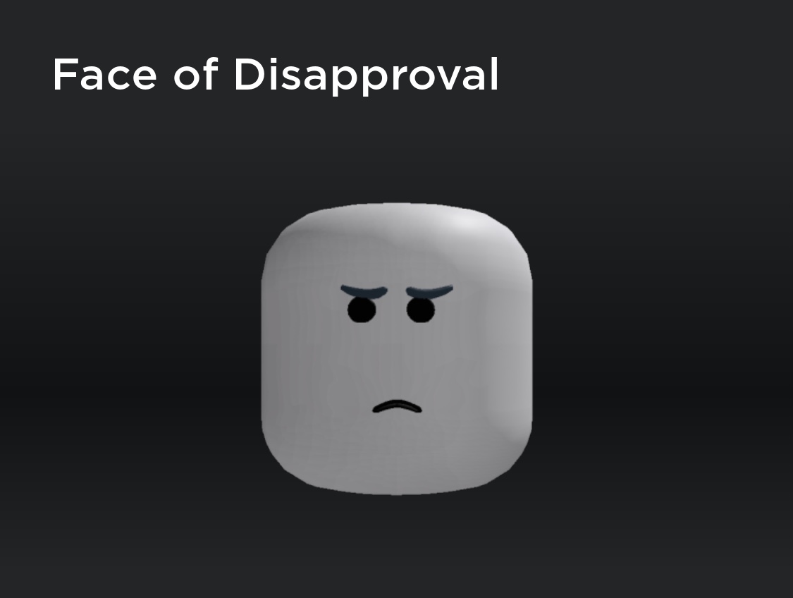 Stare Face - Roblox