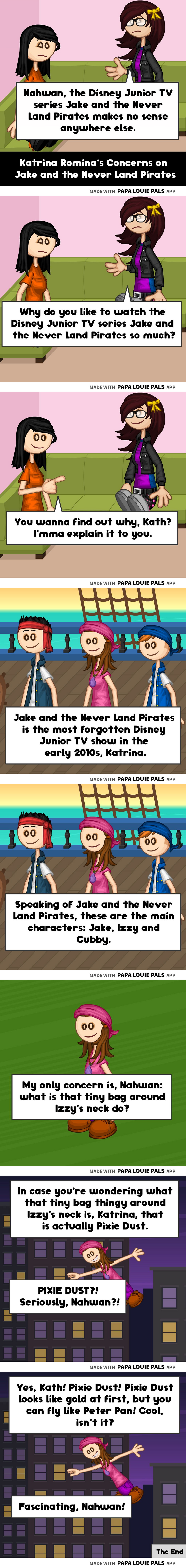 Jake and the Never Land Pirates On Papa Louie Pals