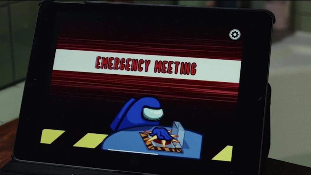 Among Us made an unexpected appearance in Glass Onion A Knives Out