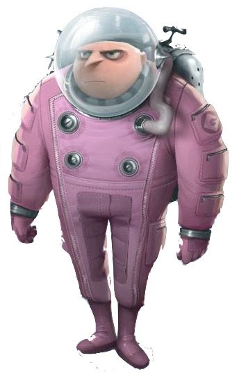 gru astronaut in his pink