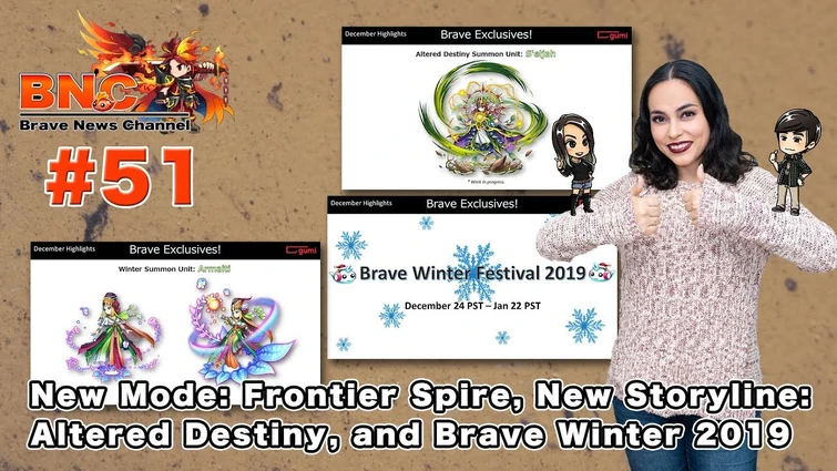 【ブレフロ】【BNC】New Mode: Frontier Spire, New Storyline: Altered Destiny, and Brave Winter 2019【BNC】#51