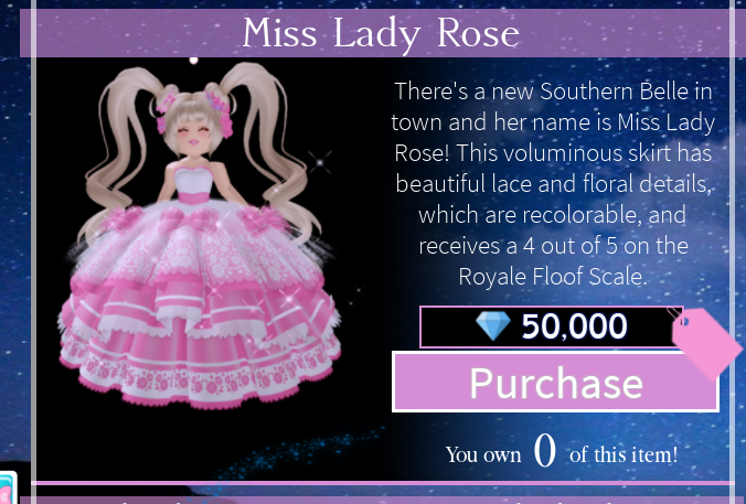 Miss Lady Rose Skirt Rh