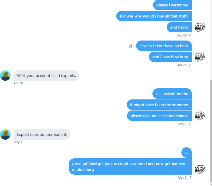 Roblox Hacker Plz Ban