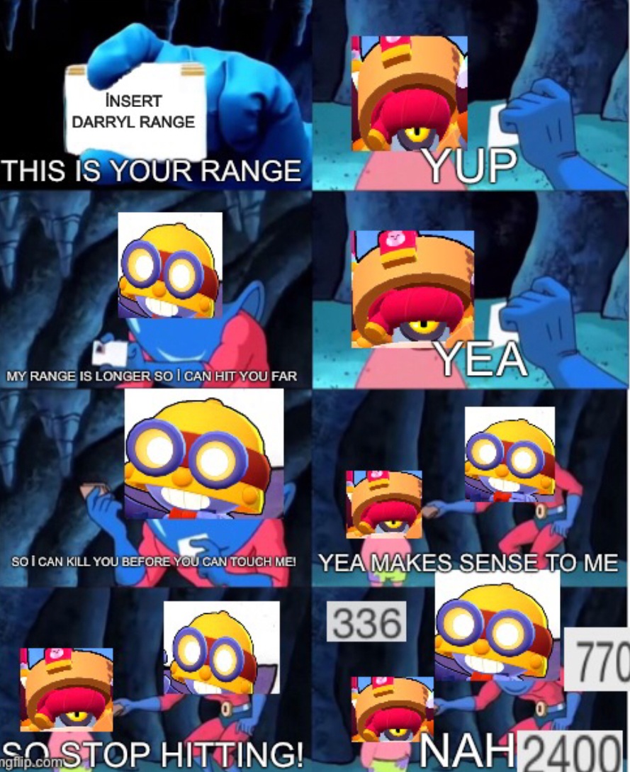 Darryl Vs Carl Be Like Fandom - brawl stars memes clean