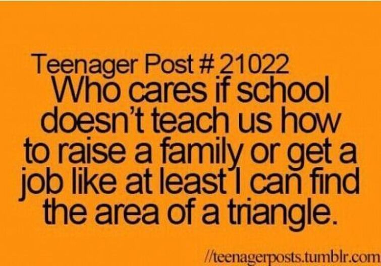 funny teenager posts about school