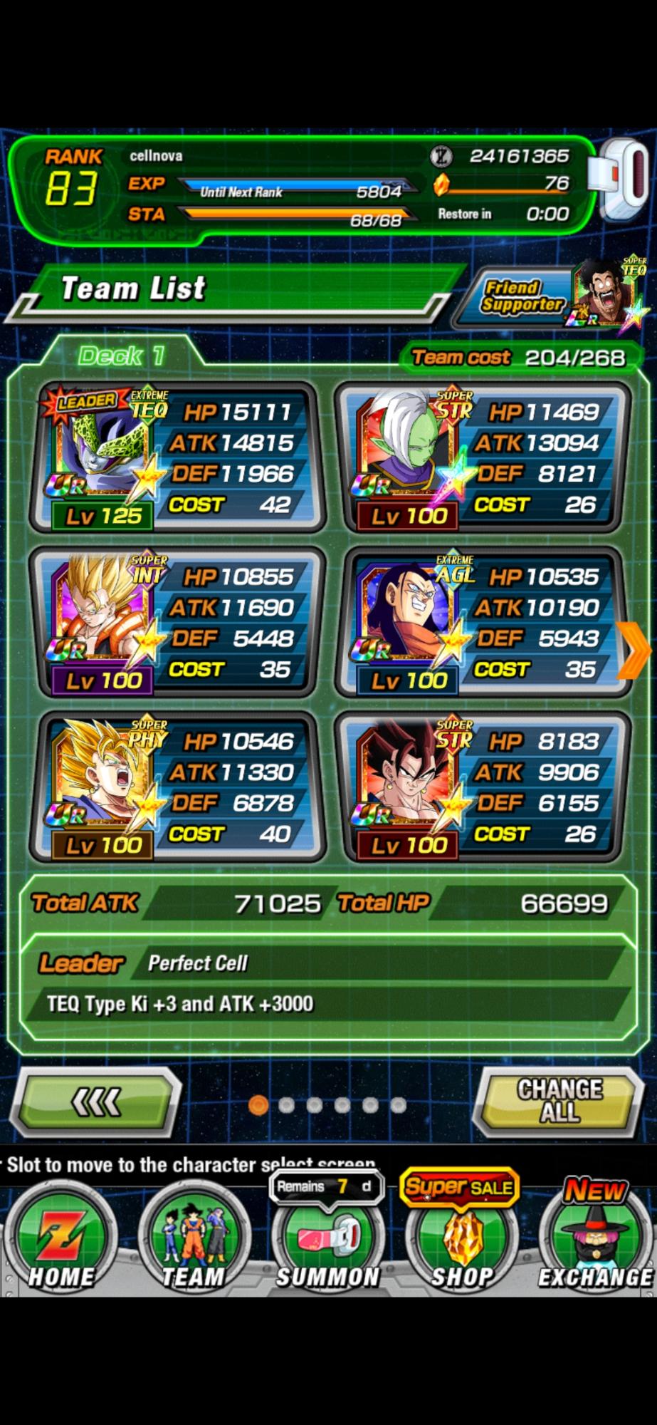 Hey guys im new here and i was wondering how good is my dokkan