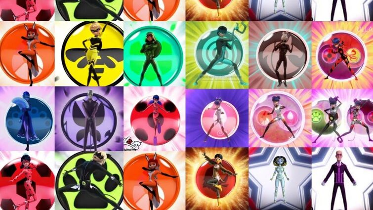 MIRACULOUS, 💫 ALL TRANSFORMATIONS ☯️, SEASON 4