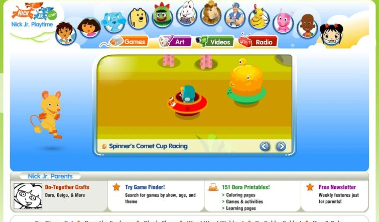 This Is The Evolution Of The Nick jr. Websites From 2019 | Fandom