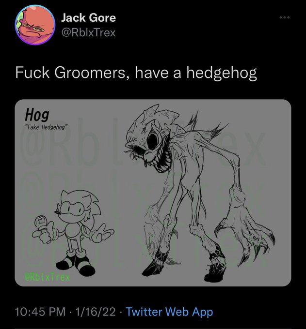 Jack Gore on X: SONIC.EXE [Jack Gore style.]