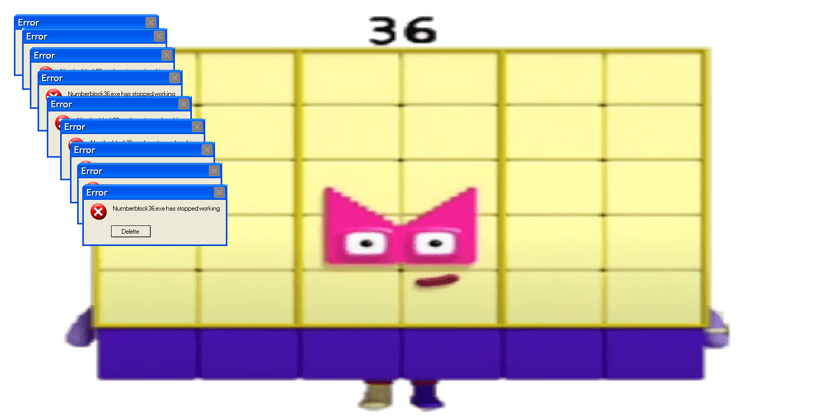 Numberblock36.exe has stopped working | Fandom