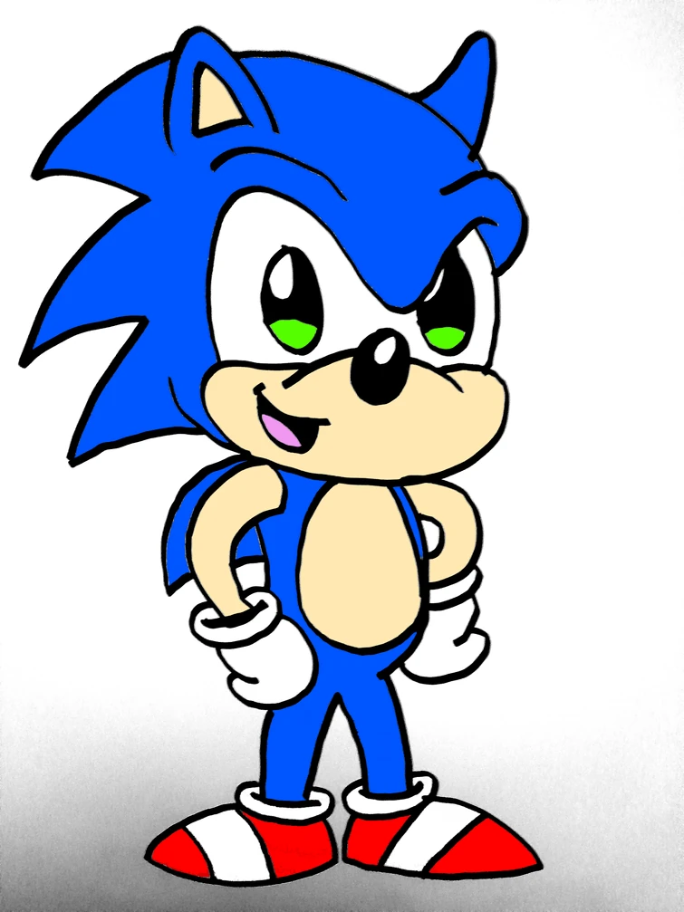 My Cute Drawing Of Sonic Fandom