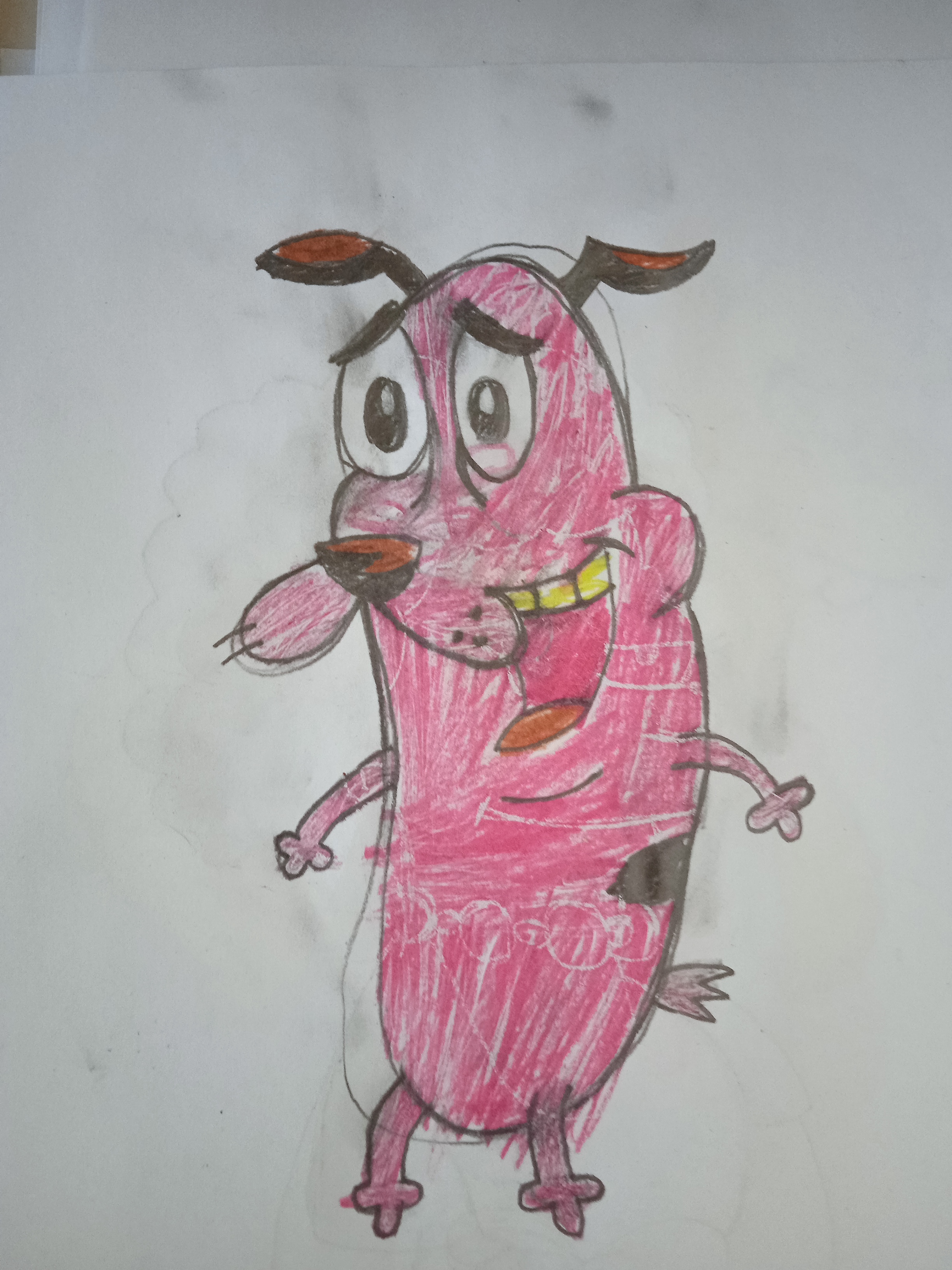 courage the cowardly dog drawing