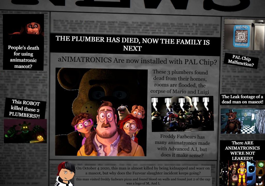 the FNAF Newspaper i Edited Fandom