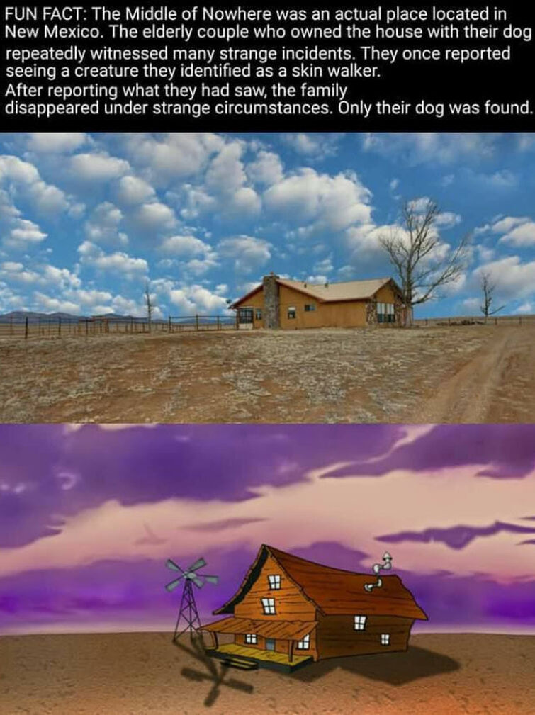 where is nowhere courage the cowardly dog