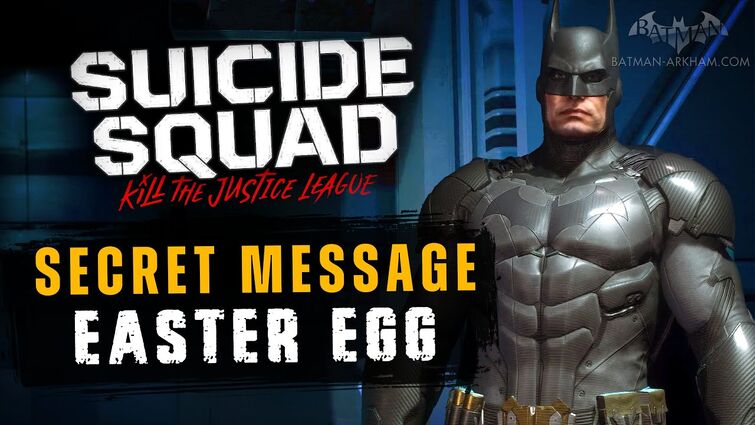 The Secret Message in Suicide Squad: Kill The Justice League [Batman Will Return? Easter Egg]