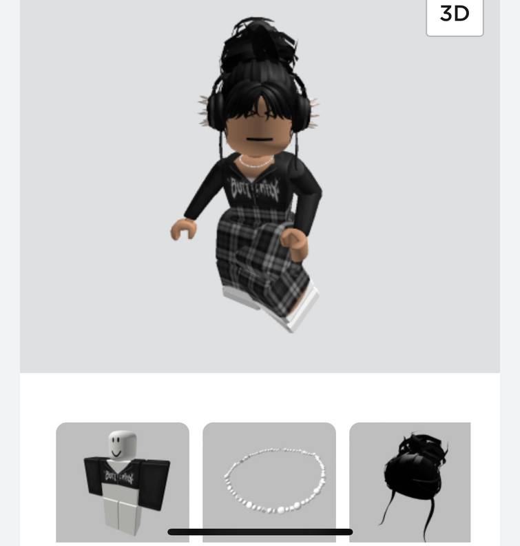 Cute roblox character~!  Black hair roblox, Profile picture for girls,  Roblox pictures