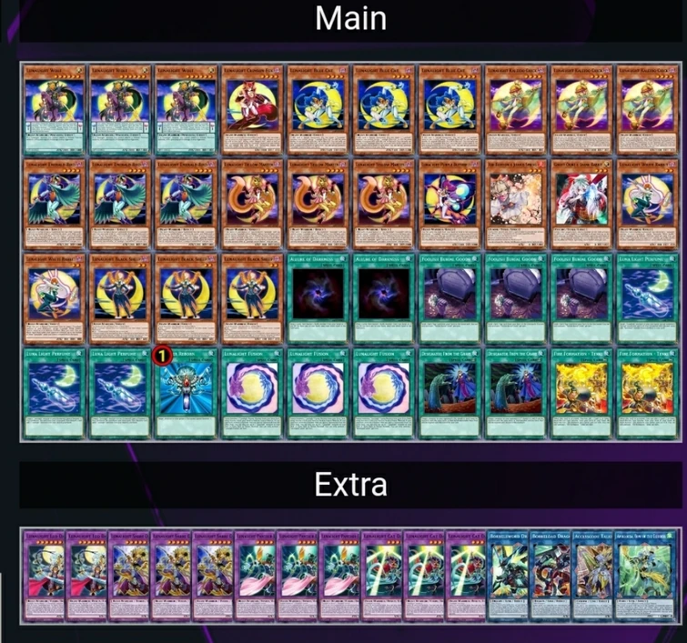 yu gi oh lunalight deck Amazon.com: Complete Custom Deck for ARC-V main image 1