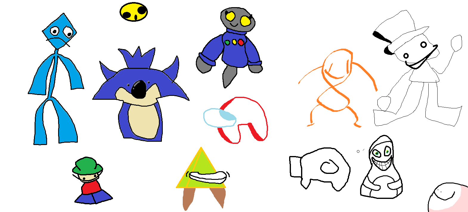 Some MS paint doodle's I made. Fandom
