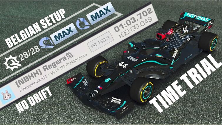 TTC (Spanish GP Circuit) Mercedes-AMG F1W11 (Full-Belgian Setup Max Driver&Principal Tilt A)