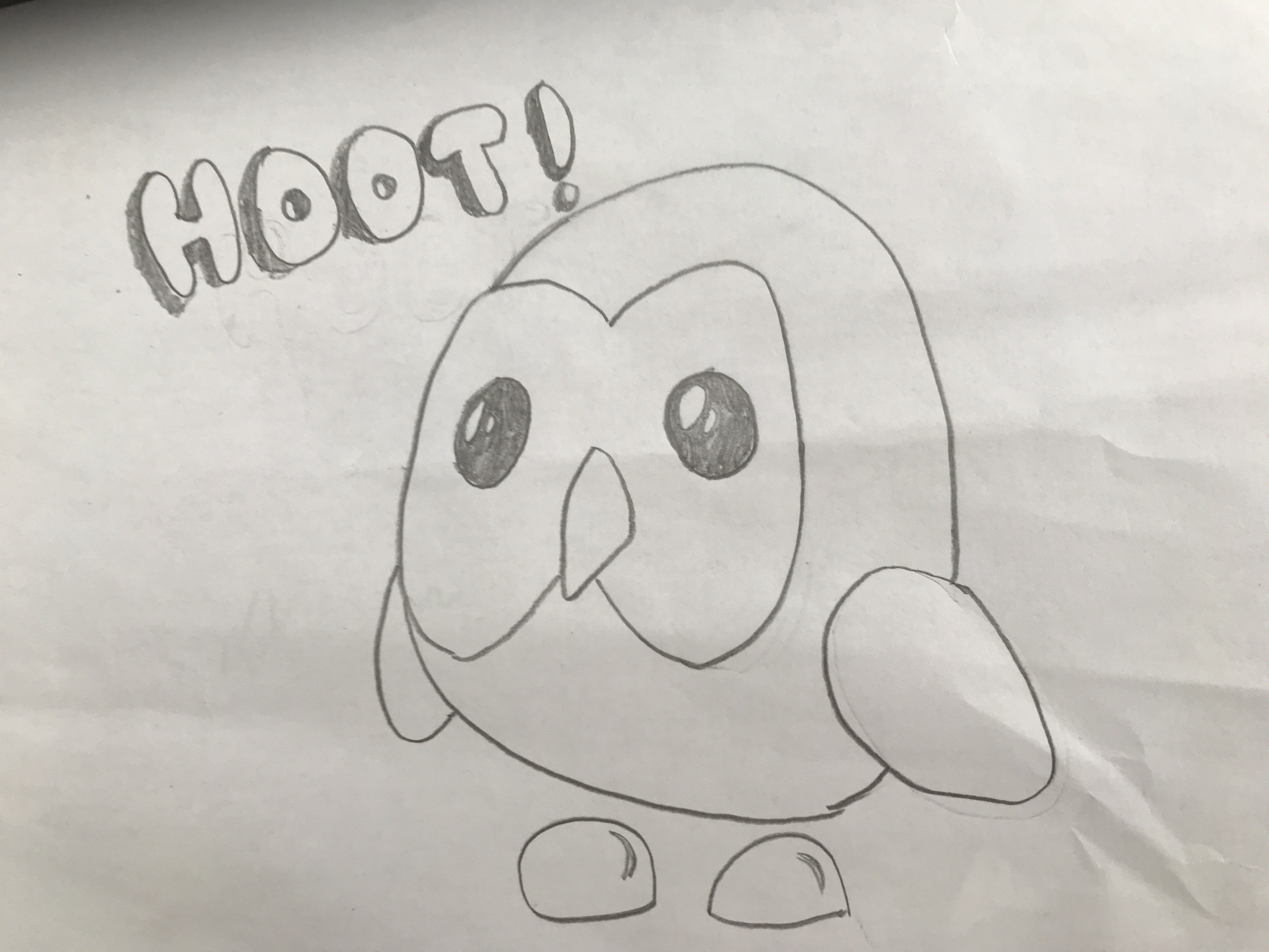 Adopt Me Pets Drawing Owl