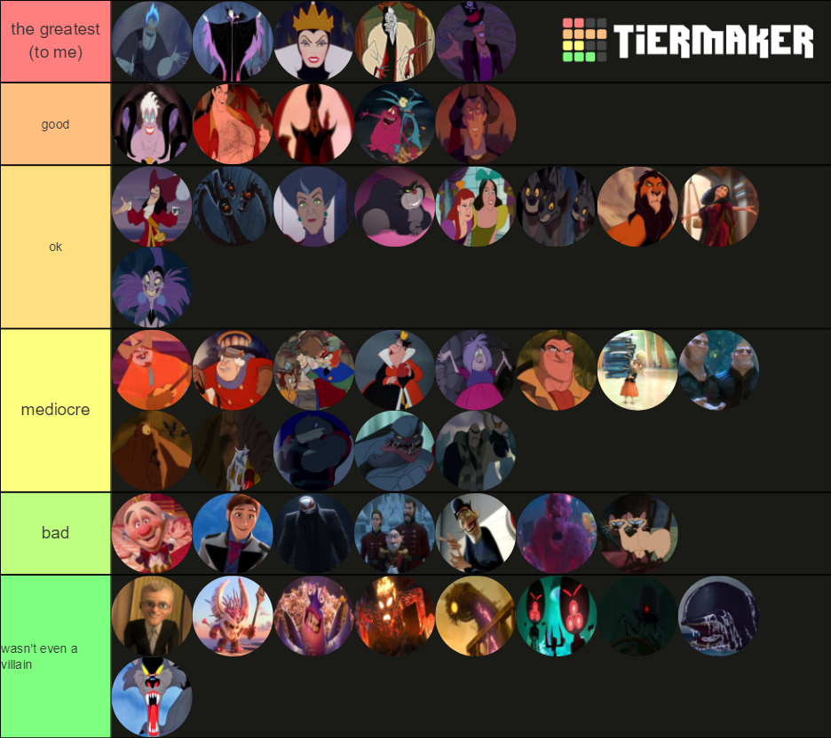 Free Free 181 Disney Villain Songs Tier List SVG PNG EPS DXF File