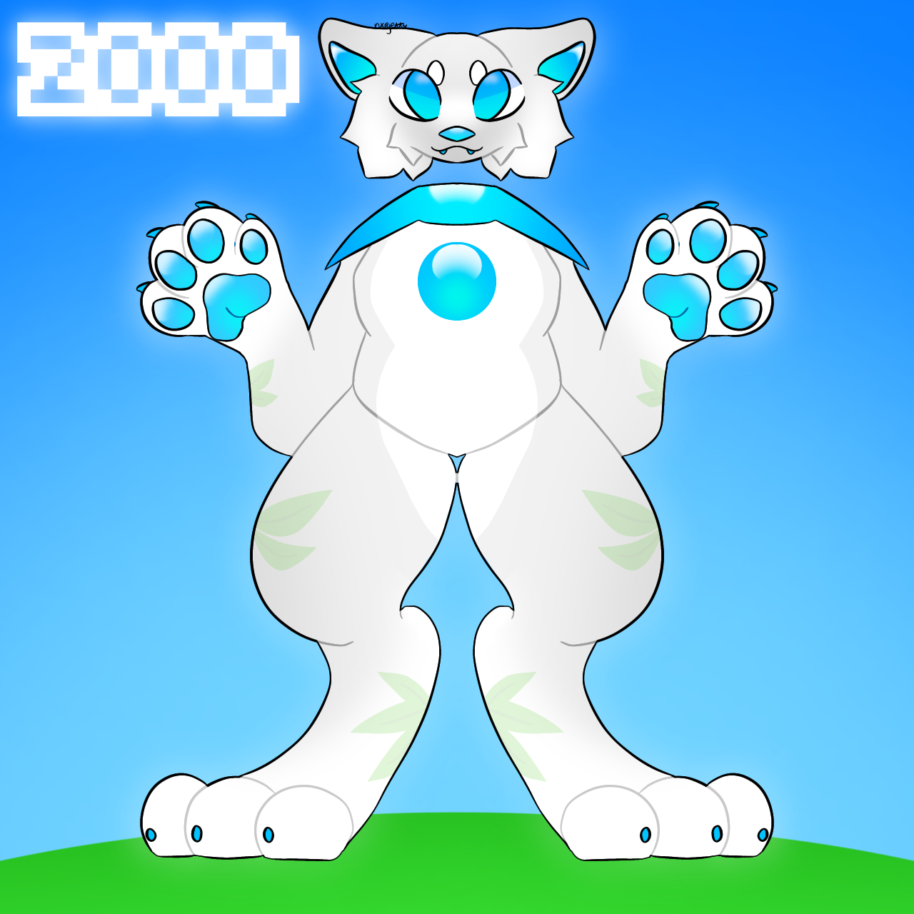 made some frutiger aero lookin oc | Fandom
