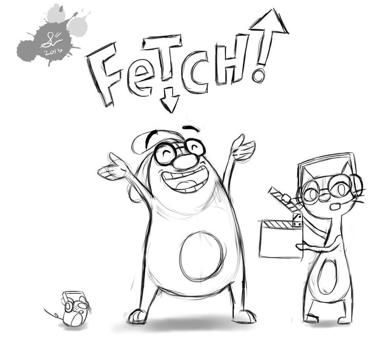 fetch with ruff ruffman coloring pages