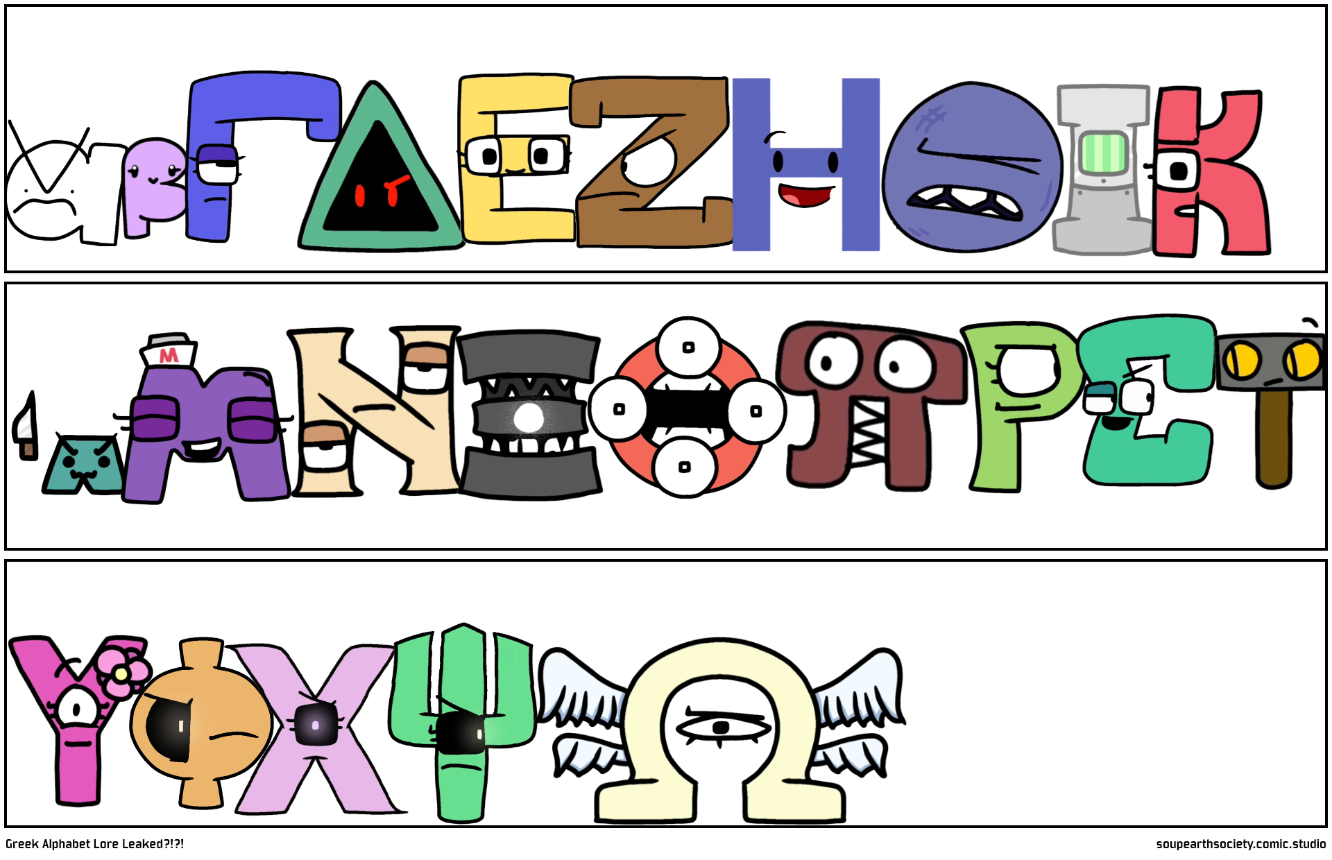 Happy birthday alphabet lore - Comic Studio