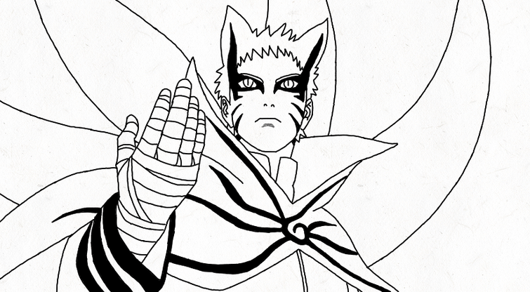 4100 Collections Naruto Baryon Coloring Pages Latest HD - Coloring