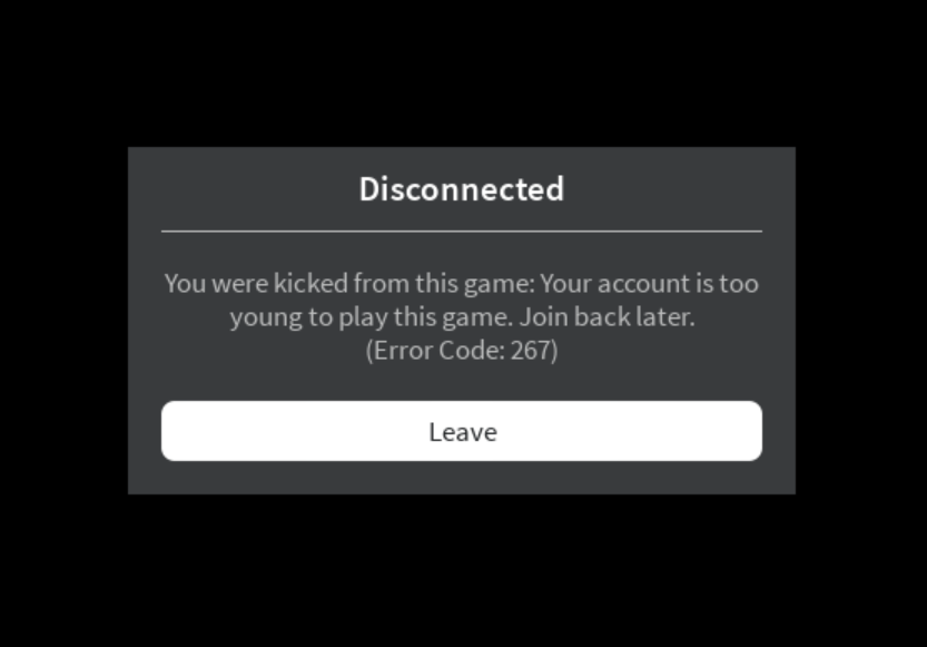 Failed to connect game id 17 roblox