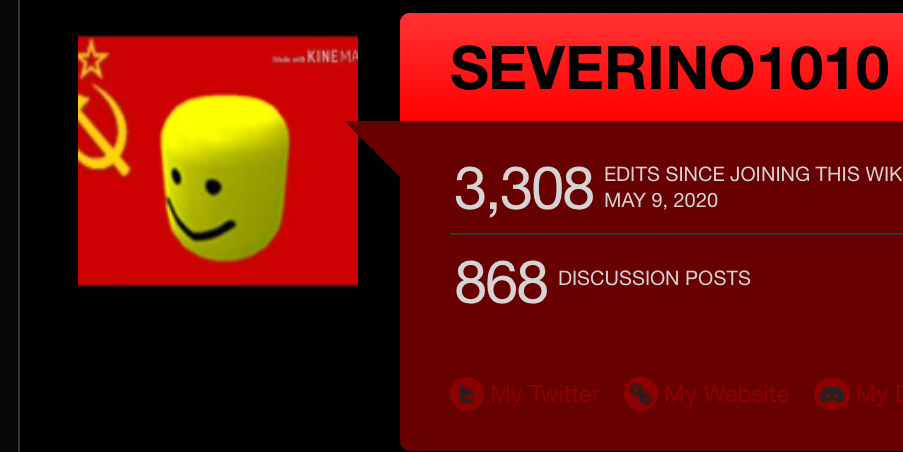 Would It Be Fair If Severino Was Made A Content Mod Fandom - noob fan art roblox twitter