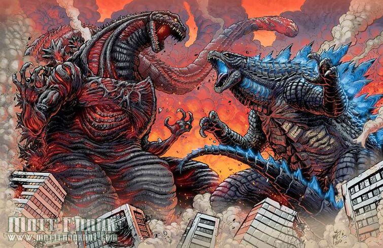 Godzilla legendary vs shin godzilla