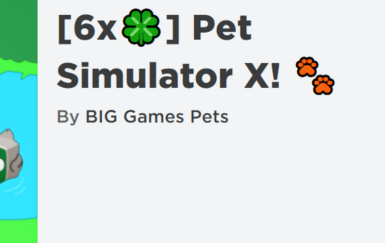 BIG Games™, Pet Simulator Wiki