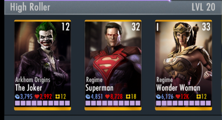 Batman/Arkham Origins, Injustice Mobile Wiki