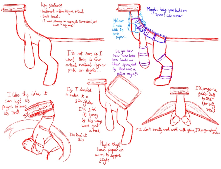 Decided to Attempt to Work on That Silly Book Creature Concept 